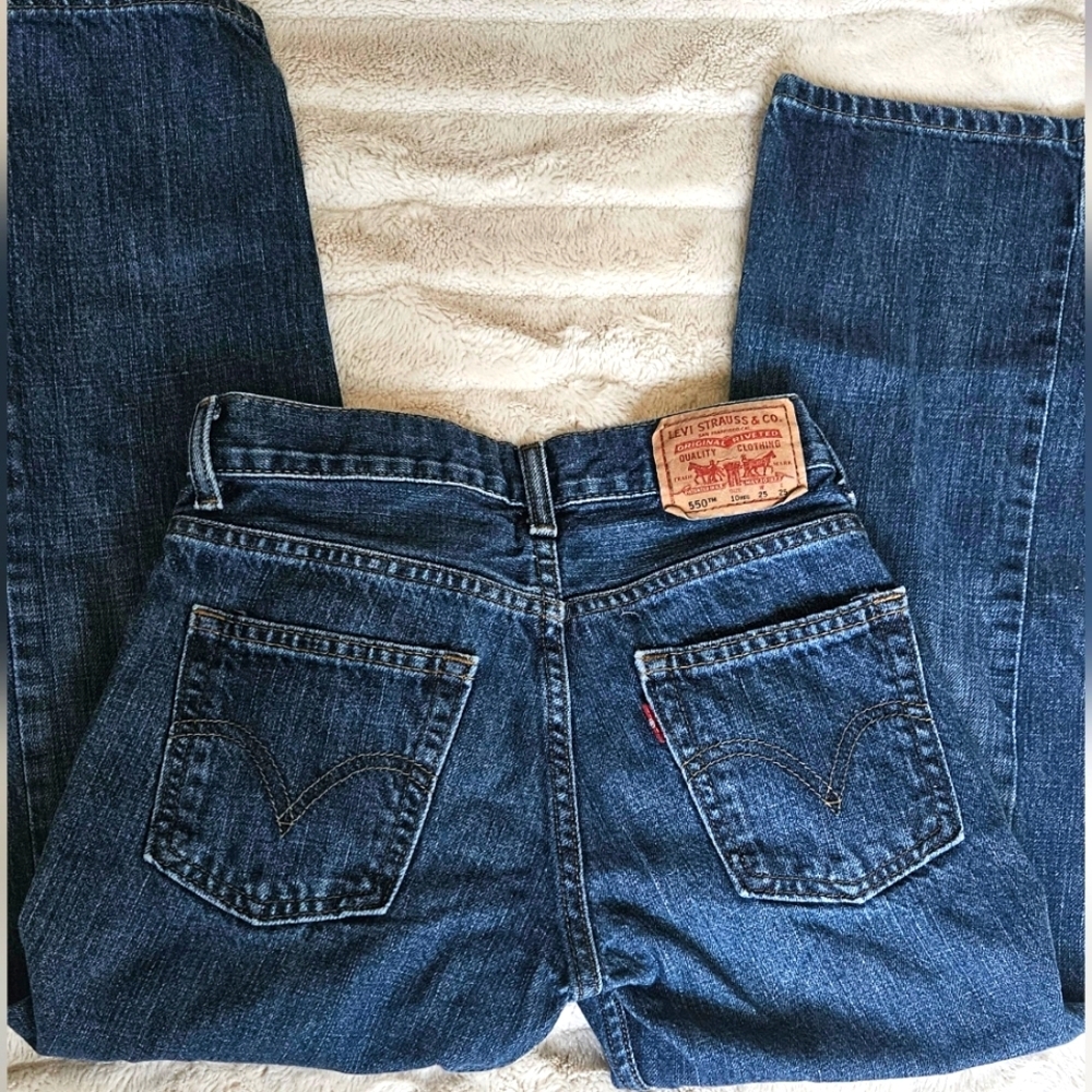 Levi's Blue Straight Leg Jeans Iconic Style